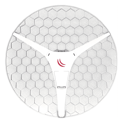 MIKROTIK (LHG XL HP5) Cliente y PtP de Alta Potencia, Antena de Rejilla Mejorada de 27 dBi en 5GHz 802.11 a/n