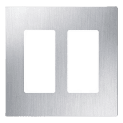 LUTRON ELECTRONICS Placa de Pared 2 Espacios