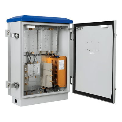 EPCOM Repetidor de Señal Celular de Alta Potencia. Especial para Crear una Zona Celular en Áreas Rurales o Comunidades Alejadas. 95 dB de Ganancia, 20 Watts de Potencia, 1900 MHz Banda de Frecuencia. Hasta 5 Km Lineales de Cobertura.