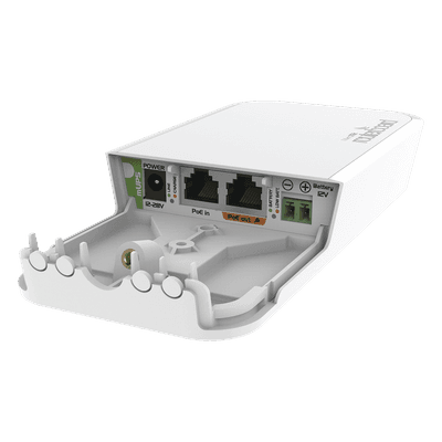MIKROTIK (mUPS) Inyector PoE con Respaldo de Bateria (Bateria no incluida)