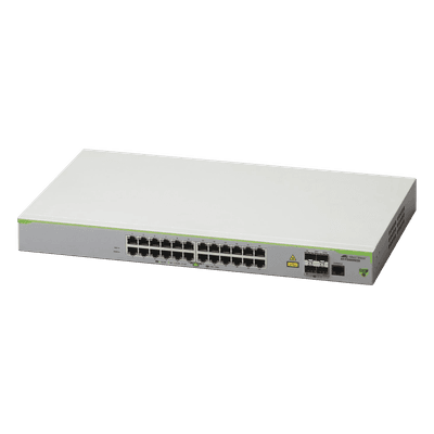 ALLIED TELESIS Switch Administrable CentreCOM FS980M, Capa 3 de 24 Puertos 10/100 Mbps + 4 SFP Gigabit