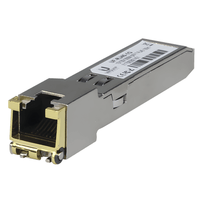 UBIQUITI UFiber Módulo Ethernet RJ45 a SFP 10/100/1000 Mbps, distancia hasta 100 m