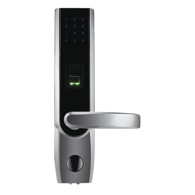 ZKTECO Cerradura autónoma derecha bluetooth de huella digital, tarjeta de proximidad y contraseña / APP ZK Smart Key