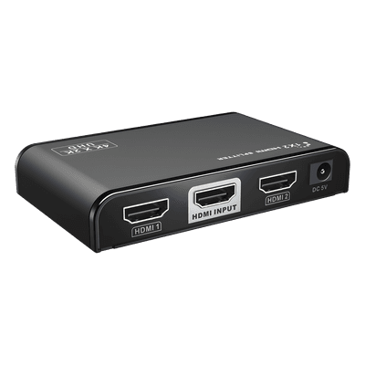 EPCOM TITANIUM Divisor (Splitter) HDMI 4K de 1 entrada a 2 salidas
