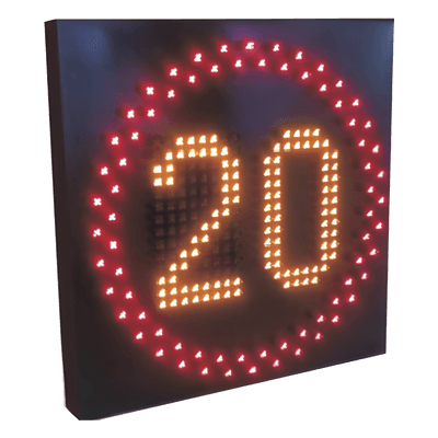 AccessPRO Pantalla LED para límite de velocidad