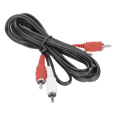 EPCOM TITANIUM Cable RCA Macho a Macho de 2 Metros de Longitud / Aplicaciones de Audio y Video Optimizado para HD
