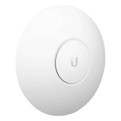 UBIQUITI Access Point UniFi 3 Quad-radio MU-MIMO4x4 802.11ac Wave 2 con radio dedicado para seguridad WIPS contra intrusos, hasta 1500 usuarios concurrentes