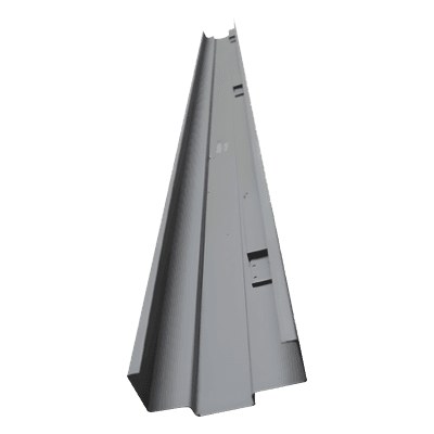 ASSA ABLOY Jamba de contra galvanizada