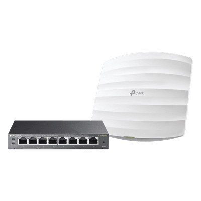 TP-LINK Kit Access Point y Switch PoE