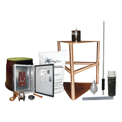 TOTAL GROUND Kit de Protección Contra Tormentas Eléctricas