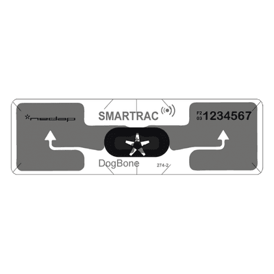 NEDAP Tag UHF transparente con adhesivo para Vehiculo ( EPC Gen 2 )