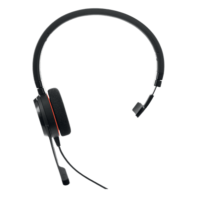 JABRA Jabra Evolve 20 Mono con conexión USB, micrófono con cancelación de ruido de última generación, configuración Plug and Play, Certificación Microsoft Teams (4993-823-109)