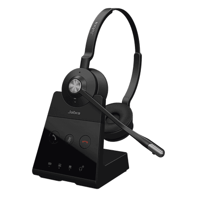 JABRA Engage 65 stereo con conexión DECT y USB, ideal para entornos con necesidad de seguridad o de mucha densidad (9559-553-125)