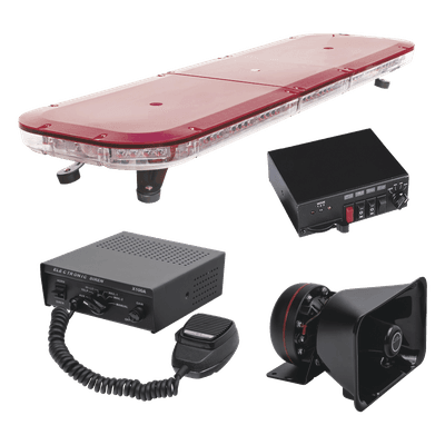 EPCOM INDUSTRIAL SIGNALING Kit básico para equipamiento de unidades de emergencias, ambulancias y vehículos de bomberos