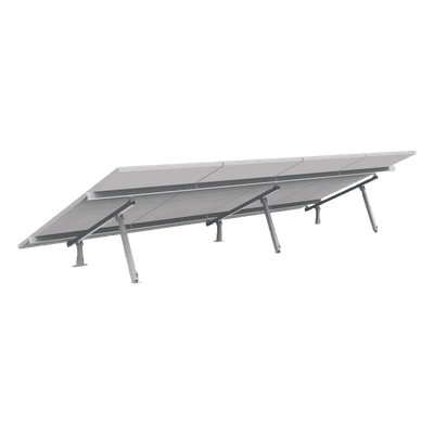 EPCOM POWERLINE Montaje para Panel Solar, Riel "7" de 4200mm para Módulos con Espesor de 40mm, Velocidad de Viento Máx. 162km/h