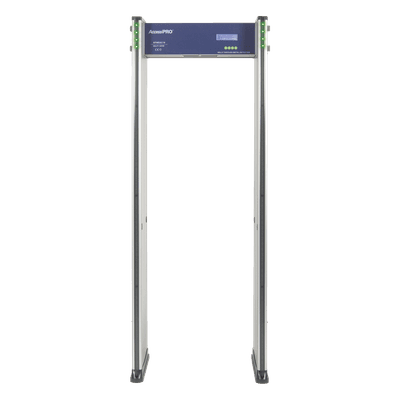 ACCESSPRO Detector de Metales de 18 zonas/ Uso en Interior/Programación con Control Remoto / Contador de Personas