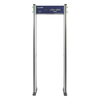 ACCESSPRO Detector de metales de 6 zonas/ Uso en Interior/ Contador de alarmas y Personas