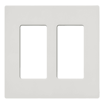LUTRON ELECTRONICS Placa de Pared 2 Espacios
