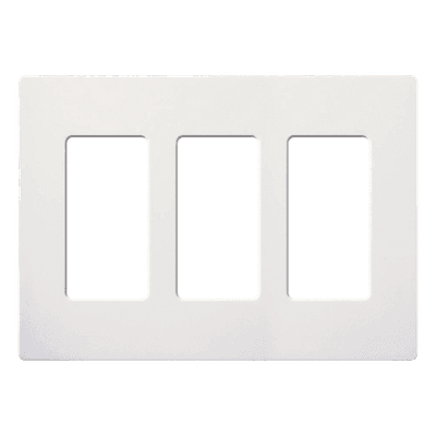 LUTRON ELECTRONICS Placa de Pared 3 Espacios