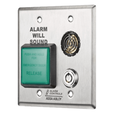 ALARM CONTROLS-ASSA ABLOY Estación de Egreso Temporizado
