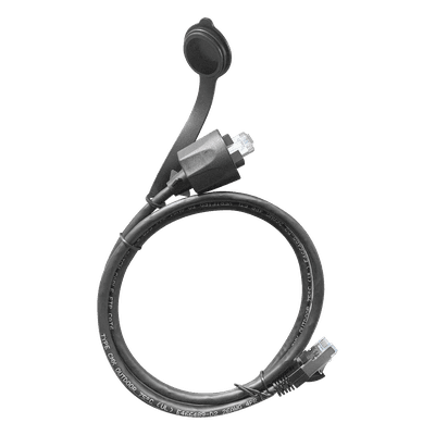 LINKEDPRO BY EPCOM Cable de Parcheo Industrial Cat6 Blindado (FTP) con protección contra agua (IP67) en un extremo, 1 metro