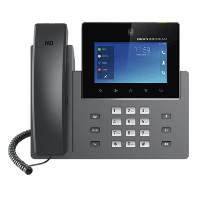 GRANDSTREAM Videoteléfono IP pantalla táctil con android de 16 líneas, doble puerto Gigabit, PoE/PoE+
