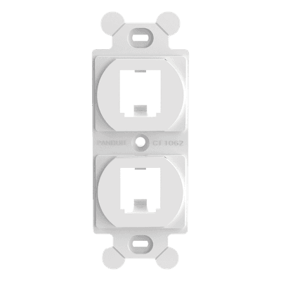 PANDUIT Marco de Módulo Dúplex