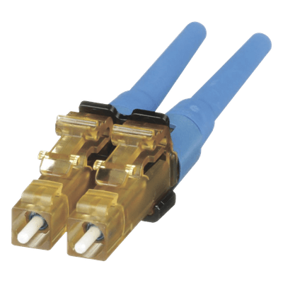 PANDUIT Conector de Fibra Óptica LC Duplex OptiCam, Monomodo 9/125 OS2, Pre-pulido, Color Azul