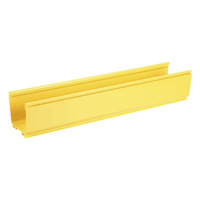 PANDUIT Canaleta FiberRunner™ 4X4, de PVC Rígido, Color Amarillo, 1.8 m de Largo