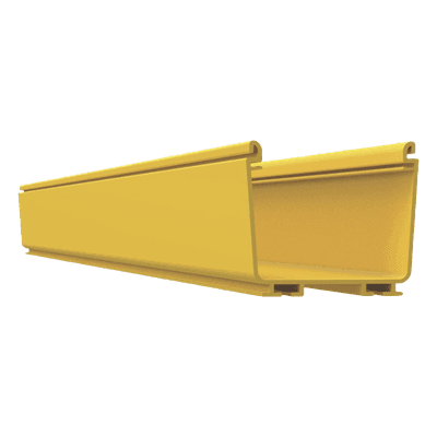 PANDUIT Canaleta FiberRunner™ 4X4, de PVC Rígido, Color Amarillo, 2 m de Largo