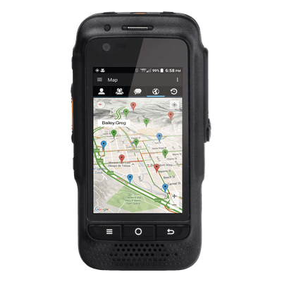TELOX Radio PoC 4G LTE IP67 Compatible Con NXRADIO y TASSTA /Pantalla Táctil 3.1" Gorilla Glass 3