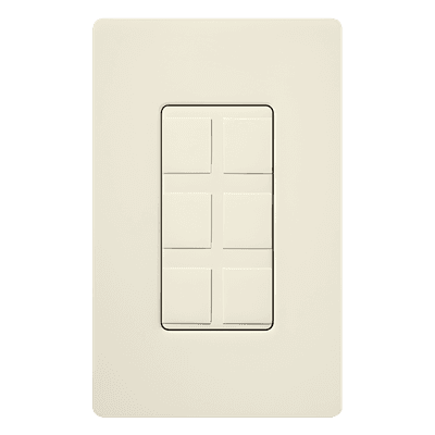 LUTRON ELECTRONICS Marco de 6 puertos
