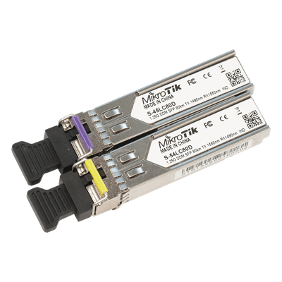 MIKROTIK Par de Módulos SFP
