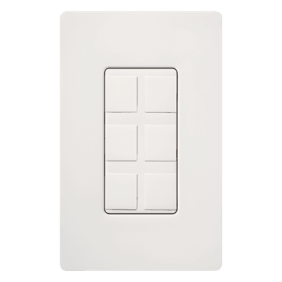 LUTRON ELECTRONICS Marco de 6 Puertos Personalizable