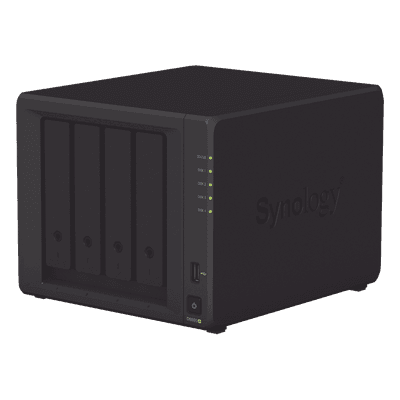 SYNOLOGY Servidor NAS de escritorio con 4 bahías