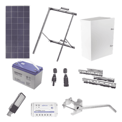 EPCOM INDUSTRIAL Kit de energía solar para alumbrado de 30 W