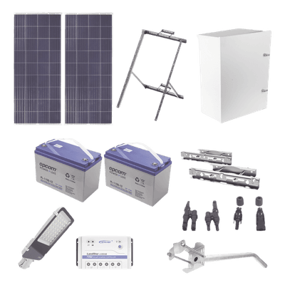 EPCOM INDUSTRIAL Kit de energía solar para alumbrado de 60 W