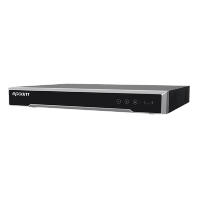 EPCOM DVR 4 Canales TurboHD + 4 Canales IP/ 8 Megapixel/ Acusense/ Audio por coaxitron / 1 Bahía de Disco Duro /4 Entradas de Alarma / 1 Salida de Alarma / H.265+