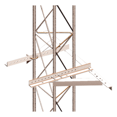 SYSCOM TOWERS Soporte de Pared para Tramos de Torre