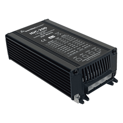 SAMLEX Convertidor Aislado d/200W Ent: 9-18Vcc, Sal: 24 Volts, 8 Amp