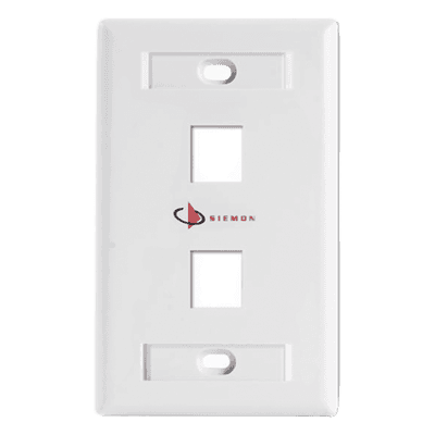 SIEMON Placa de Pared Keystone
