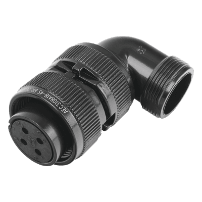 EPCOM INDUSTRIAL Conector Hembra en Ángulo Recto