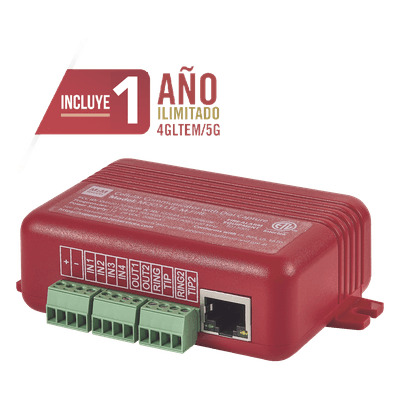 M2M SERVICES Comunicador Dual para Panel de Incendio