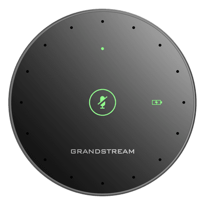 GRANDSTREAM Microfono inalambrico Bluetooth para GVC3220, 8 micrófonos omnidireccionales para hasta 5 metros