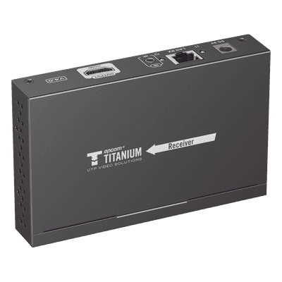 EPCOM TITANIUM Receptor Compatible para Kit Matricial TT-383-MATRIX-4.0 | Resolución 1080P@60Hz | Cat 6 | Control IR | Compatible con Switch IGMP (Solo para transmisor versión 4.0).