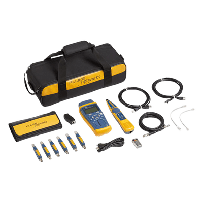 FLUKE NETWORKS Kit Avanzado de Calificador de Red CableIQ™, para Medición de Capacidades en Redes 10/100/1000 Base-T, y Compatibilidad con VoIP, Datos y Vídeo
