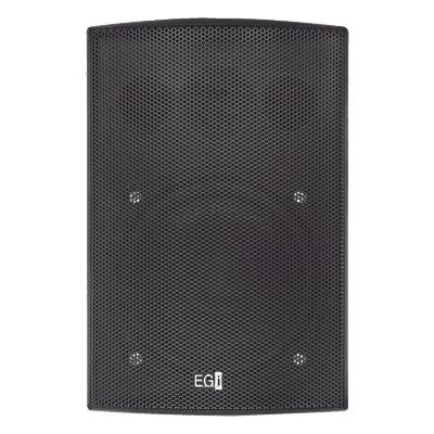 EGI AUDIO SOLUTIONS Bocina HiFi | PoE Ethernet IP | Altavoz de 2 vías | Potencia 12W | Protección IP66 | Color Negro