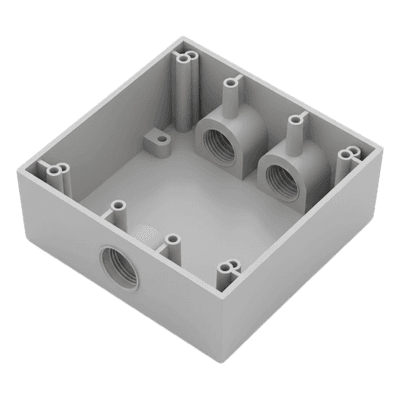 RAWELT Caja Condulet Cuadrada