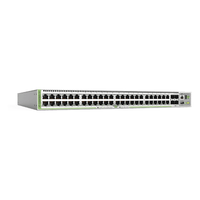 ALLIED TELESIS Switch Apilable L3 lite, 48 puertos 10/100/1000-T, 4 puertos SFP+ 10G