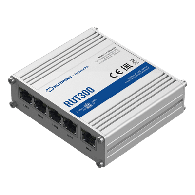 TELTONIKA Router Industrial VPN, 5 Puertos 10/100 Mbps